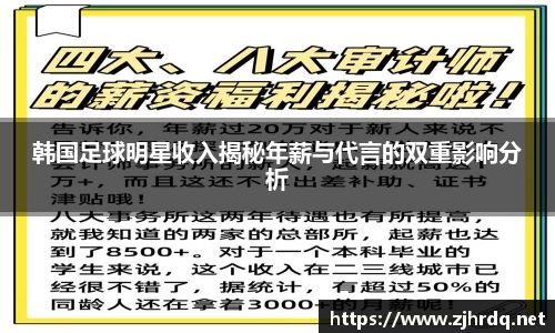 韩国足球明星收入揭秘年薪与代言的双重影响分析